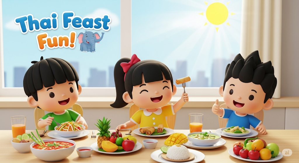 Thai Food Cover Illustration